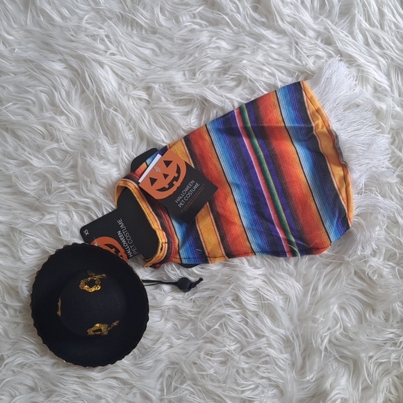 Halloween Pet costume hat with pancho size small - Picture 7 of 7